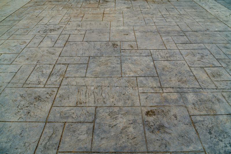 Stamped Concrete Apron